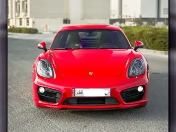 Porsche  Cayman  2014  Automatic  89,000 Km  6 Cylinder  Rear Wheel Drive (RWD)  Coupe / Sport  Red