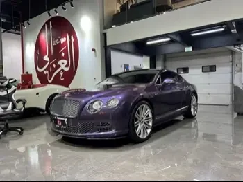  Bentley  GT  Speed  2015  Automatic  60,000 Km  12 Cylinder  All Wheel Drive (AWD)  Coupe / Sport  Violet  With Warranty