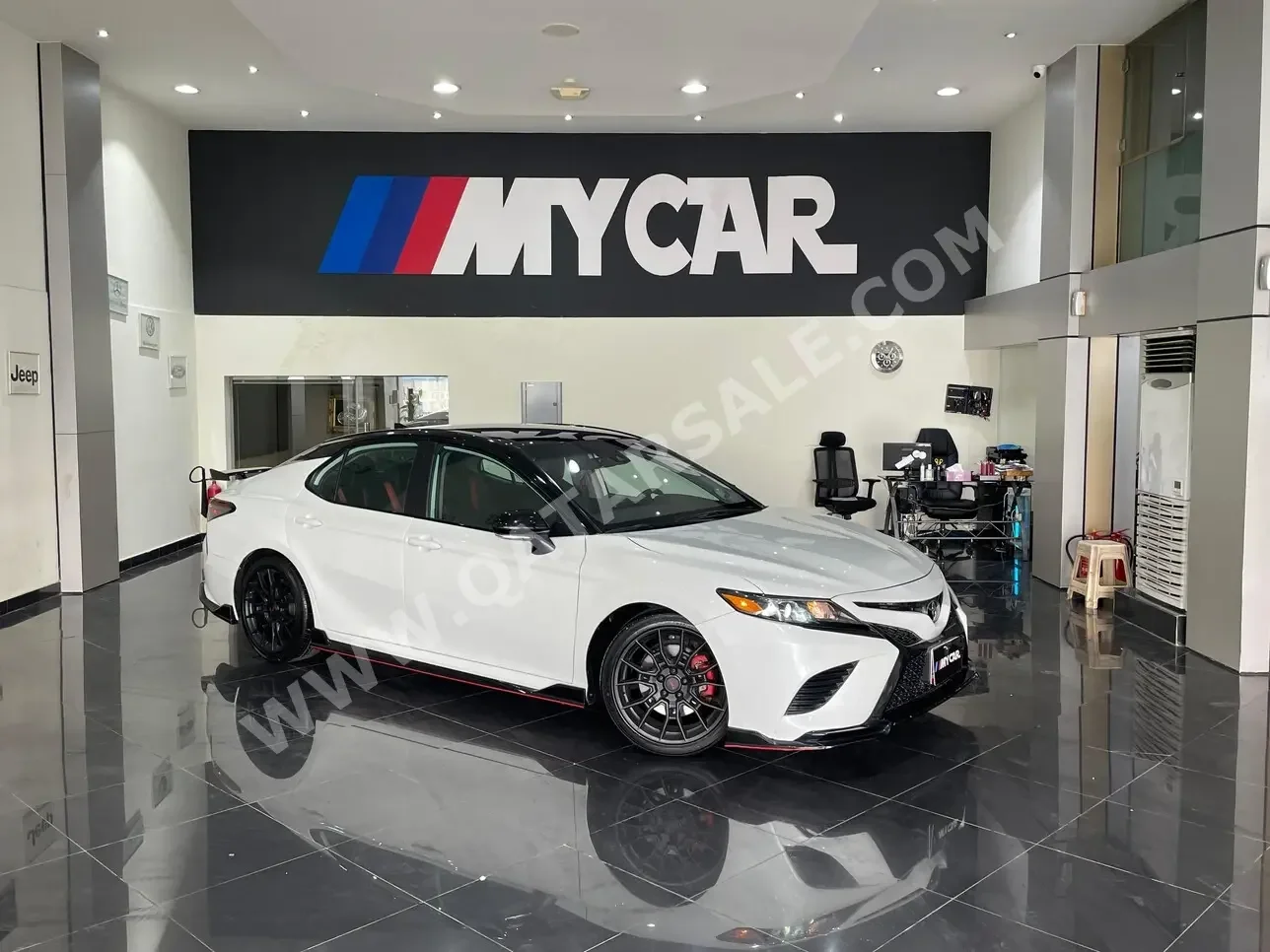 Toyota  Camry  TRD  2021  Automatic  42,000 Km  6 Cylinder  Front Wheel Drive (FWD)  Sedan  White