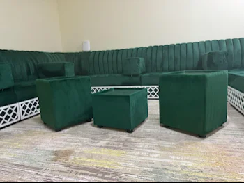 Sofas, Couches & Chairs Sofa Set  Green  With Table  and Side Tables
