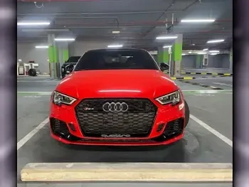 Audi  RS  3  2017  Automatic  130,000 Km  5 Cylinder  All Wheel Drive (AWD)  Sedan  Red
