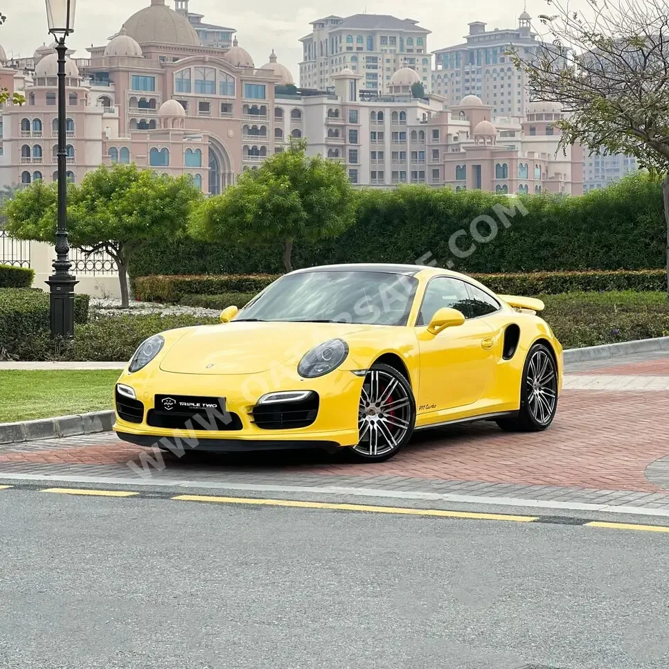 Porsche  911  Carrera Turbo  2016  Automatic  89,000 Km  6 Cylinder  Rear Wheel Drive (RWD)  Coupe / Sport  Yellow  With Warranty