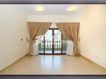 2 غرف نوم  شقة  للايجار  الدوحة -  اللؤلؤة  نصف مفروشة