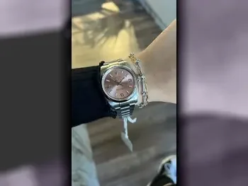Watches Rolex  Analogue Watches  Pink  Unisex Watches