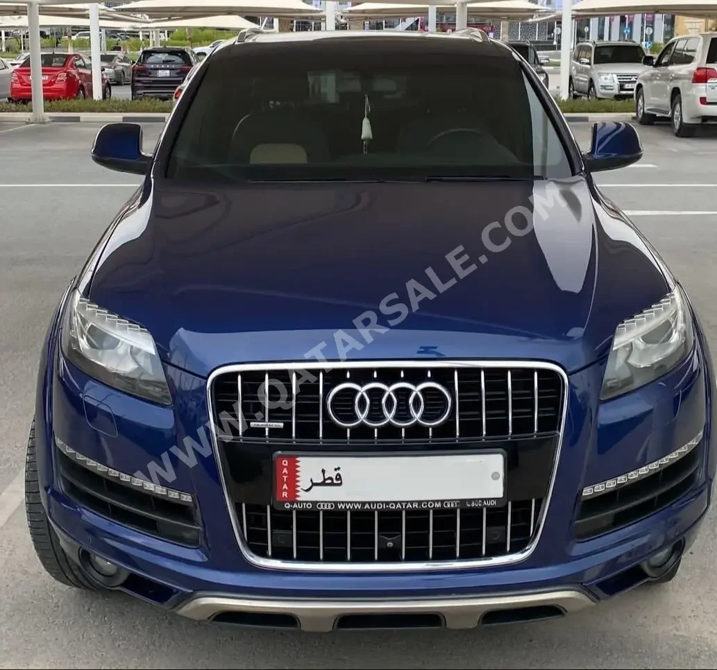 Audi  Q7  3.0  2015  Automatic  162,000 Km  6 Cylinder  All Wheel Drive (AWD)  SUV  Blue
