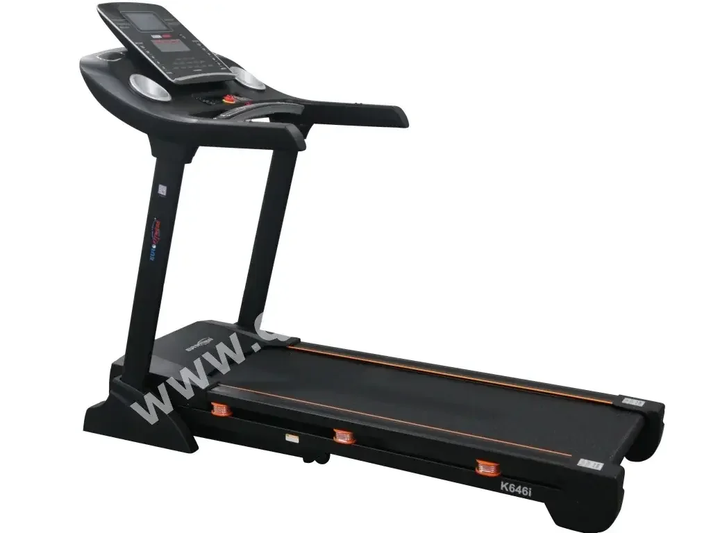 Fitness Machines Euro Fitness /  Treadmills  120 Kg  16 Km/h  2.5 HP  LCD Screen