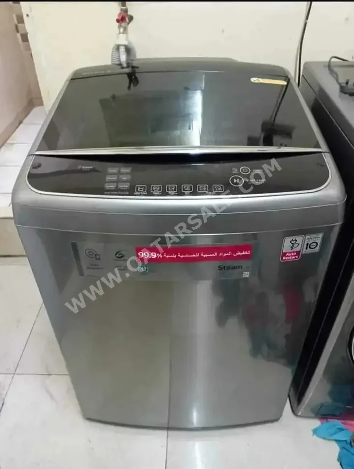 Washing Machines & All in ones LG /  Top Load Washer  Black Stainless