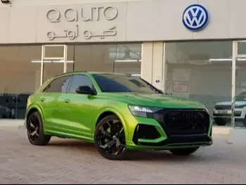 Audi  Q8  RS  2022  Automatic  20,500 Km  8 Cylinder  All Wheel Drive (AWD)  SUV  Green  With Warranty