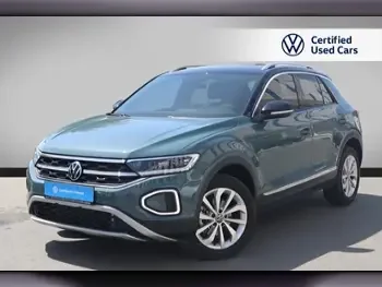 Volkswagen  T-Roc  2023  Automatic  5,200 Km  4 Cylinder  Front Wheel Drive (FWD)  SUV  Green  With Warranty