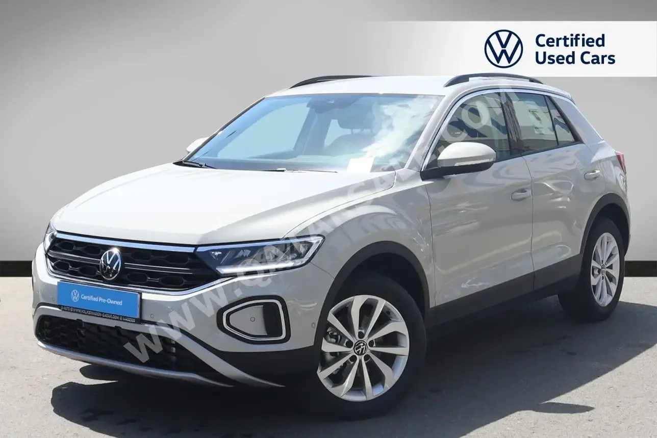 Volkswagen  T-Roc  2024  Automatic  25 Km  4 Cylinder  Four Wheel Drive (4WD)  SUV  Beige  With Warranty