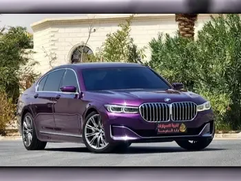  BMW  7-Series  730 Li  2021  Automatic  64,000 Km  4 Cylinder  Rear Wheel Drive (RWD)  Sedan  Purple  With Warranty