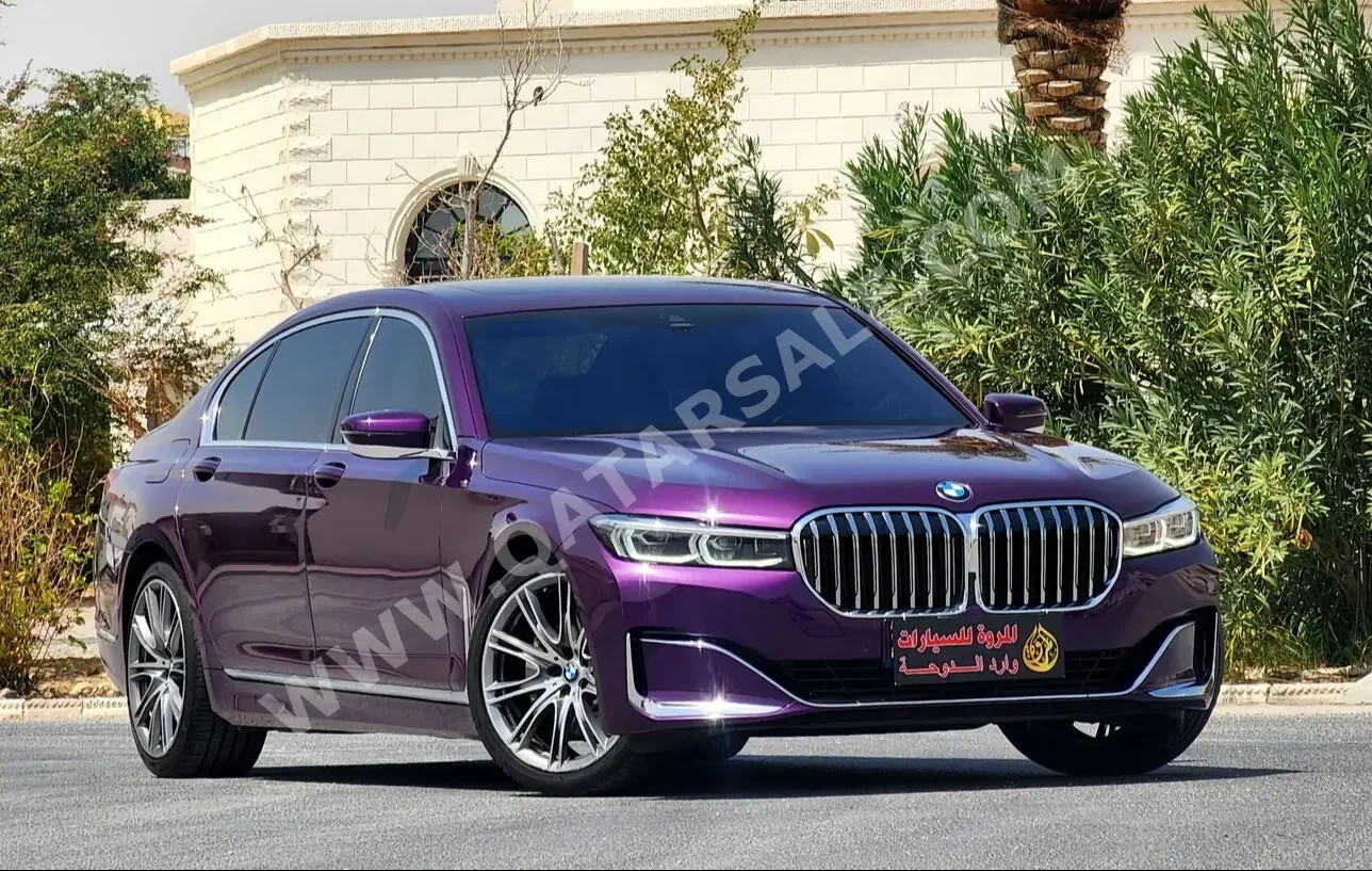  BMW  7-Series  730 Li  2021  Automatic  64,000 Km  4 Cylinder  Rear Wheel Drive (RWD)  Sedan  Purple  With Warranty