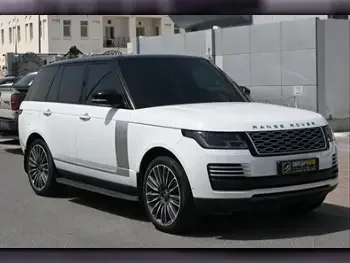 Land Rover  Range Rover  Vogue  Autobiography  2018  Automatic  118,000 Km  8 Cylinder  Four Wheel Drive (4WD)  SUV  White  With Warranty