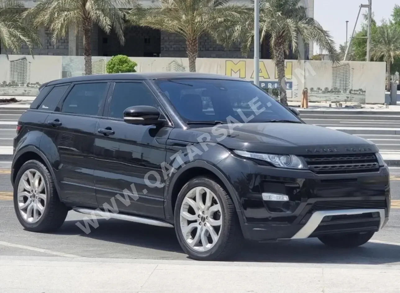 Land Rover  Evoque  2012  Automatic  115,000 Km  4 Cylinder  Four Wheel Drive (4WD)  SUV  Black