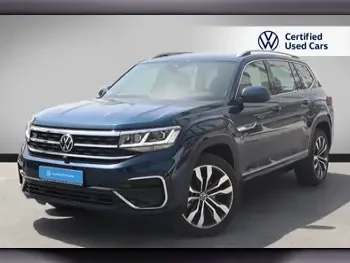Volkswagen  Teramont  R Line  2023  Automatic  14,200 Km  6 Cylinder  All Wheel Drive (AWD)  SUV  Blue  With Warranty