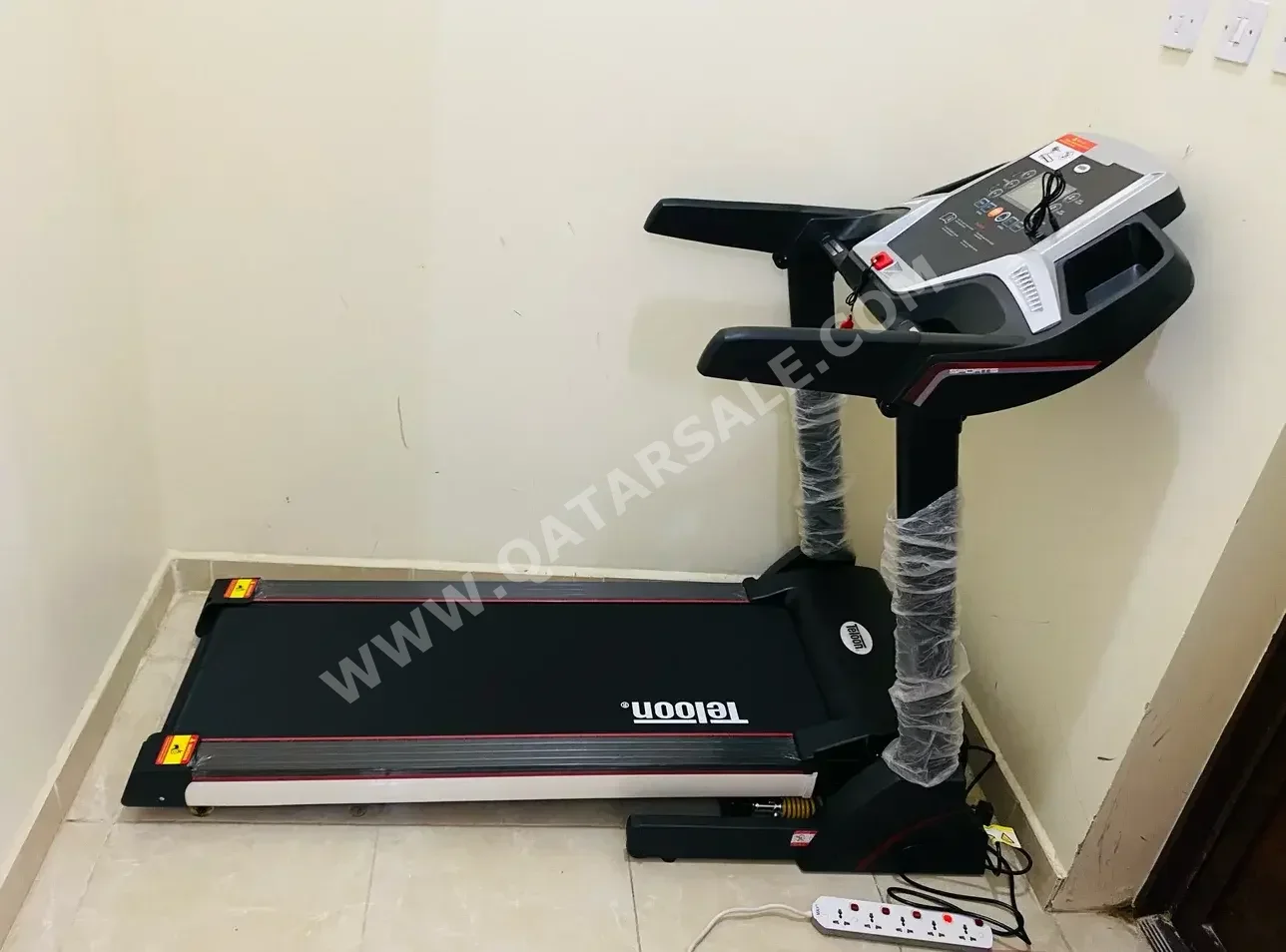 Gym Equipment Machines Treadmill  Teloon  Black  43 CM  With Delivery  With Installation  Warranty  115 Kg