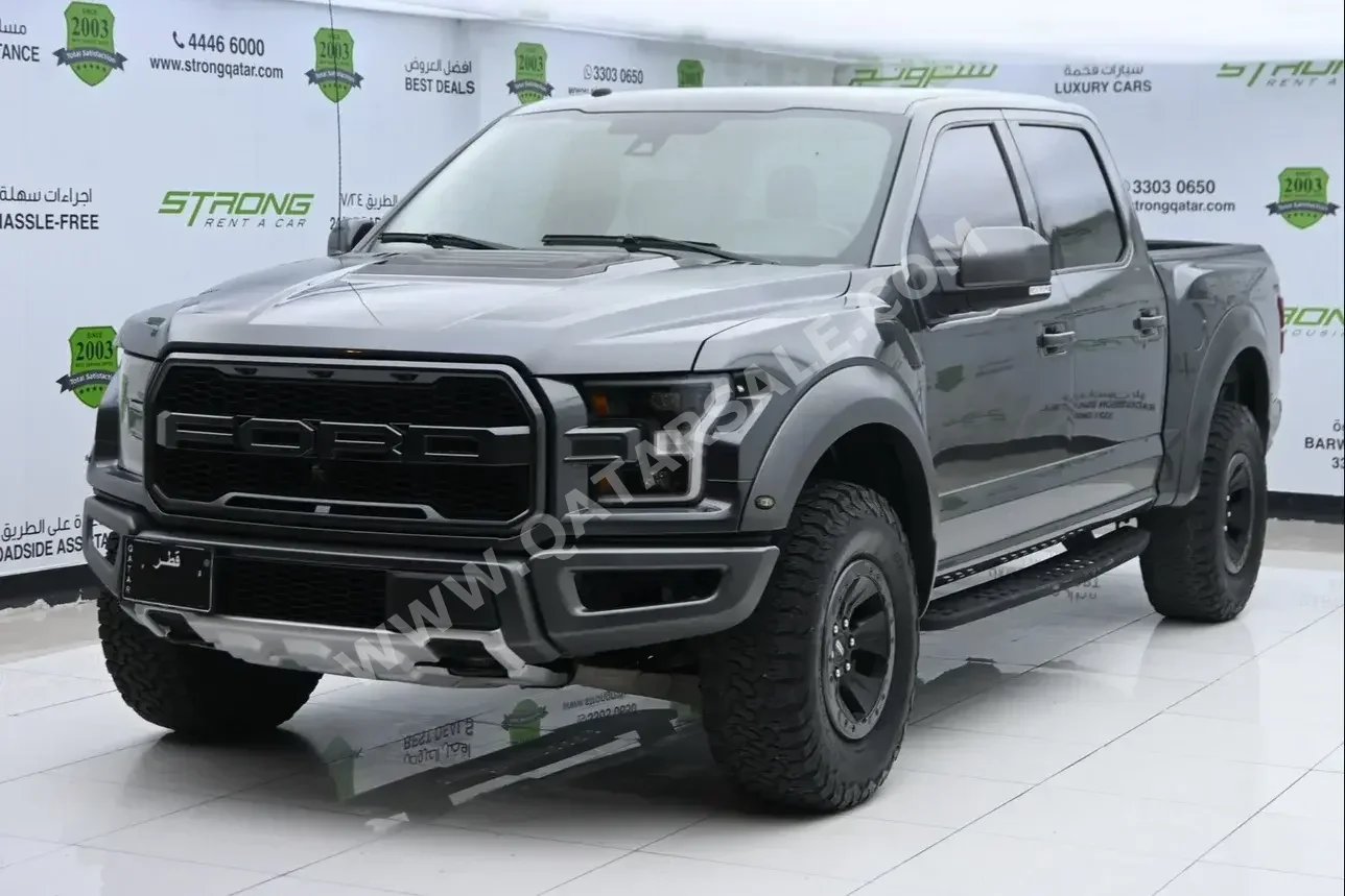 Ford  Raptor  2018  Automatic  88,000 Km  6 Cylinder  Four Wheel Drive (4WD)  Pick Up  Gray  With Warranty