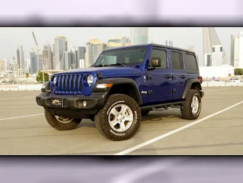 Jeep  Wrangler  Unlimited  2020  Automatic  104,000 Km  6 Cylinder  Four Wheel Drive (4WD)  SUV  Blue