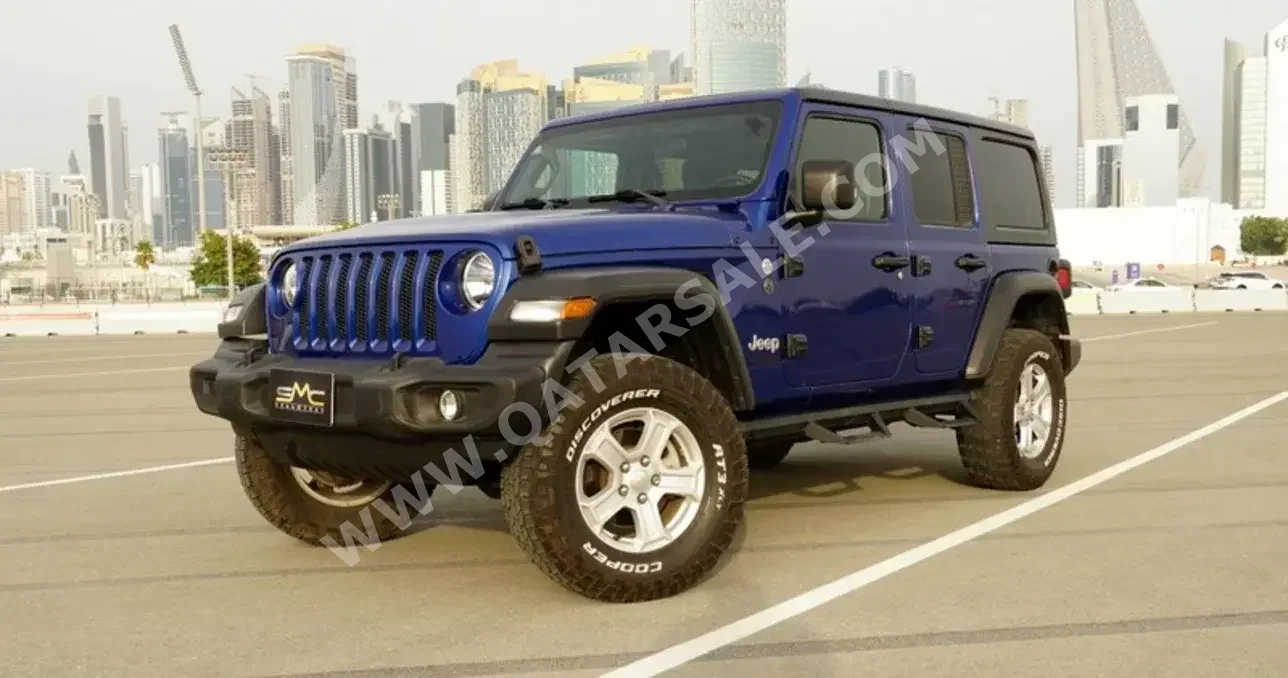 Jeep  Wrangler  Unlimited  2020  Automatic  104,000 Km  6 Cylinder  Four Wheel Drive (4WD)  SUV  Blue