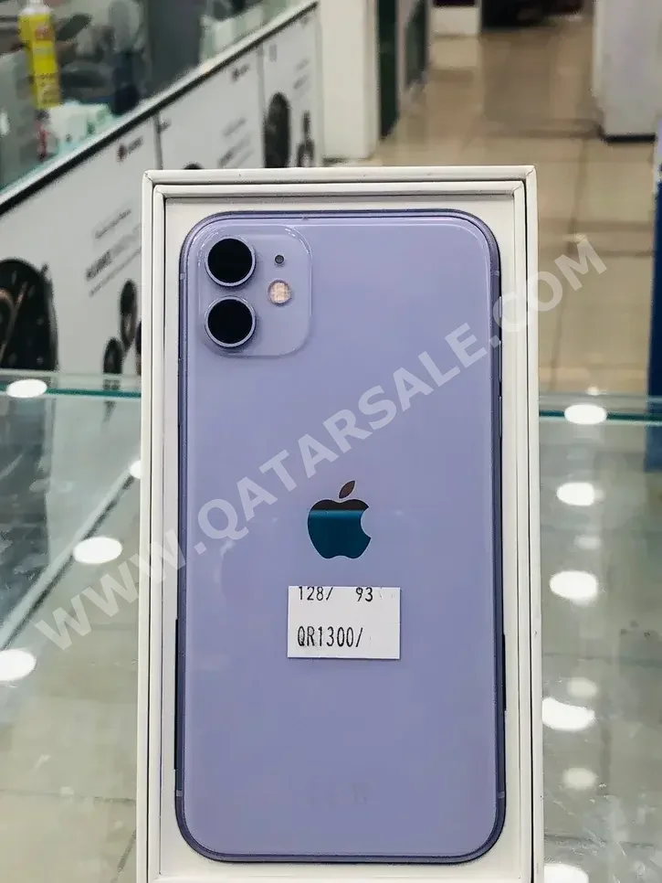Apple  - iPhone 11  - Purple  - 128 GB