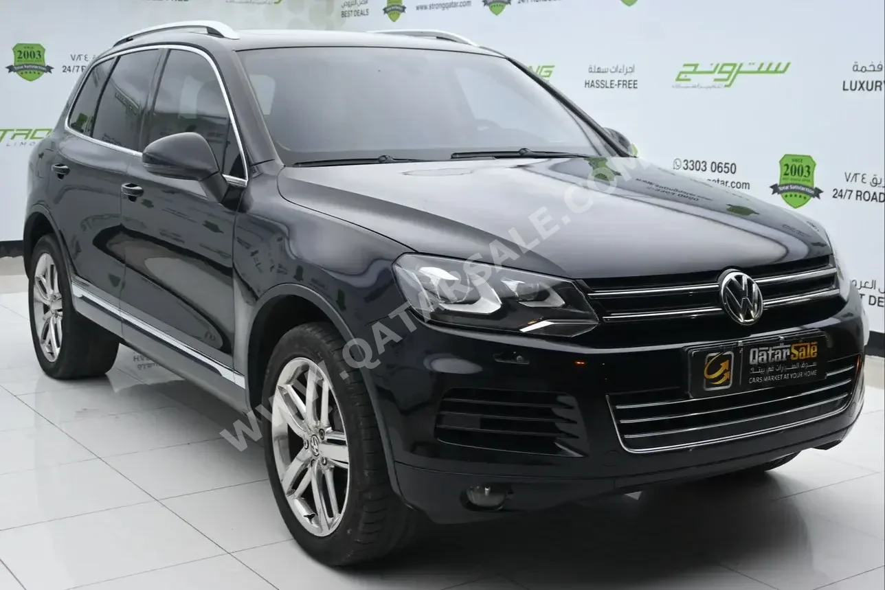 Volkswagen  Touareg  2012  Automatic  105,000 Km  6 Cylinder  All Wheel Drive (AWD)  SUV  Black