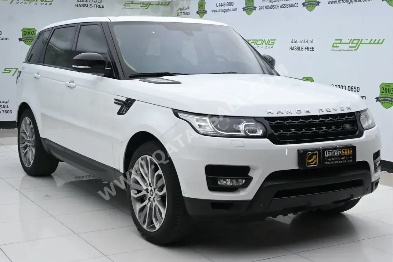 Land Rover  Range Rover  Sport Super charged  2014  Automatic  25,500 Km  8 Cylinder  Four Wheel Drive (4WD)  SUV  White
