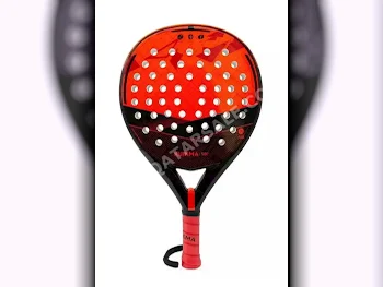 مضارب التنس / بادل أحمر - أسود  للكبار  KUIKMA Padel racket PR 500 for adults  للمتوسط