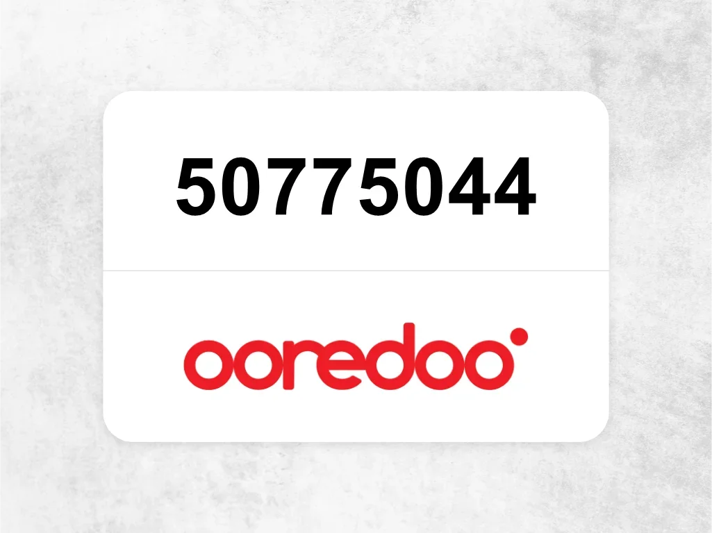 Ooredoo Mobile Phone  50775044