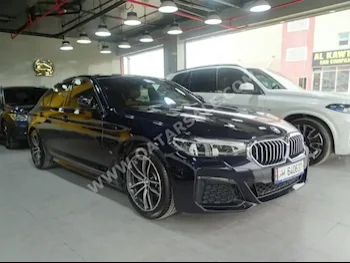 BMW  5-Series  520i  2021  Automatic  87,000 Km  6 Cylinder  Rear Wheel Drive (RWD)  Sedan  Black  With Warranty