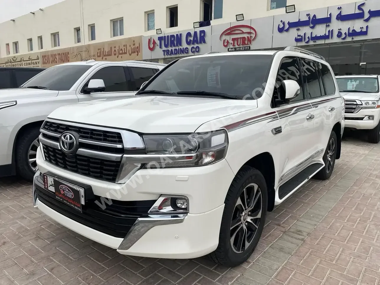 Toyota  Land Cruiser  GXR- Grand Touring  2021  Automatic  103,000 Km  6 Cylinder  Four Wheel Drive (4WD)  SUV  White