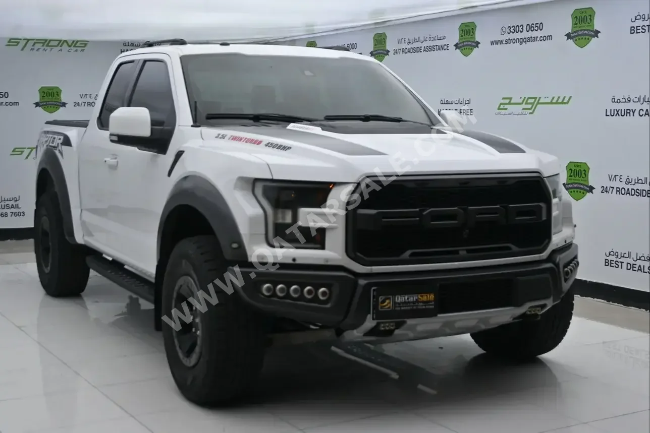 Ford  Raptor  2017  Automatic  113,000 Km  6 Cylinder  Four Wheel Drive (4WD)  Pick Up  White  With Warranty