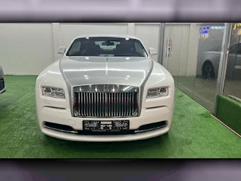 Rolls-Royce  Wraith  2015  Automatic  66,000 Km  8 Cylinder  Four Wheel Drive (4WD)  Sedan  White