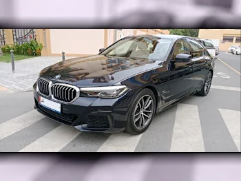 BMW  5-Series  520i  2021  Automatic  33,000 Km  4 Cylinder  Rear Wheel Drive (RWD)  Sedan  Dark Blue