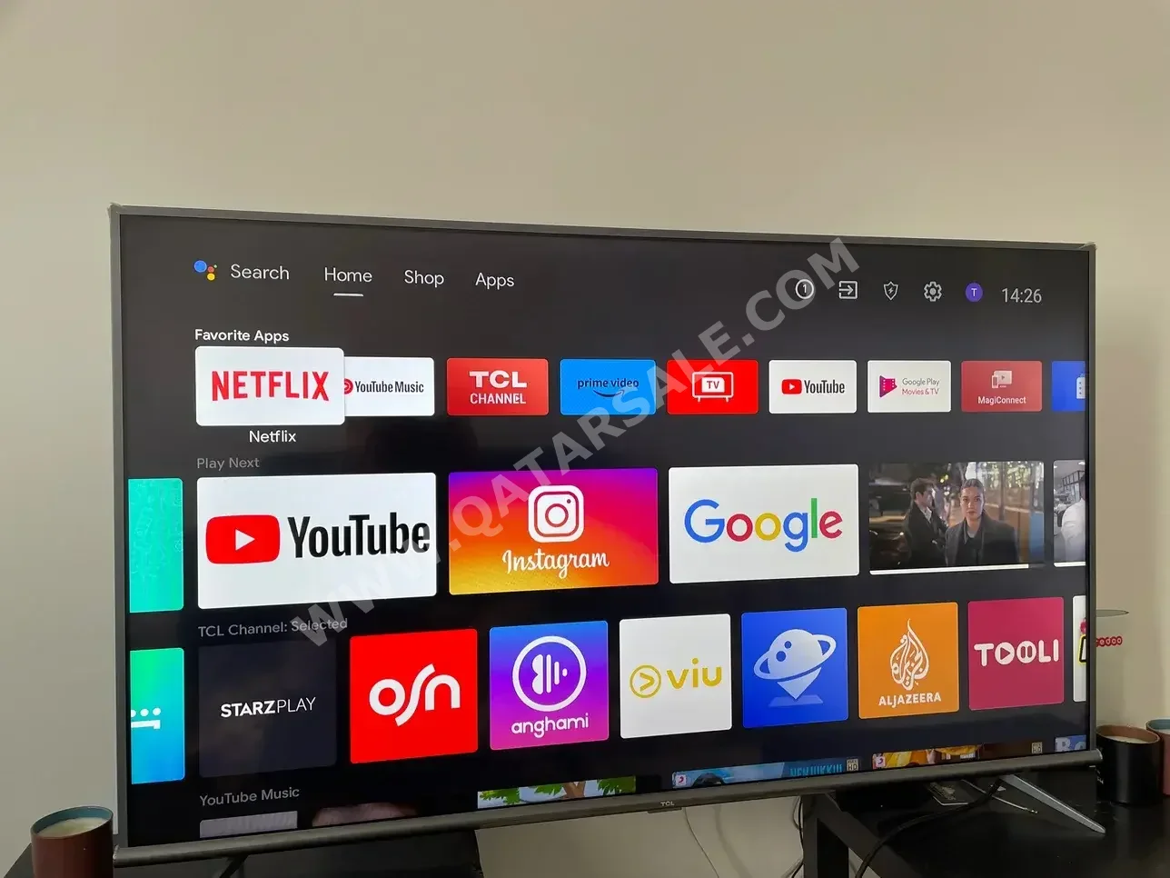 Television (TV) TCL  55 Inch  4K or UHD  Smart TV