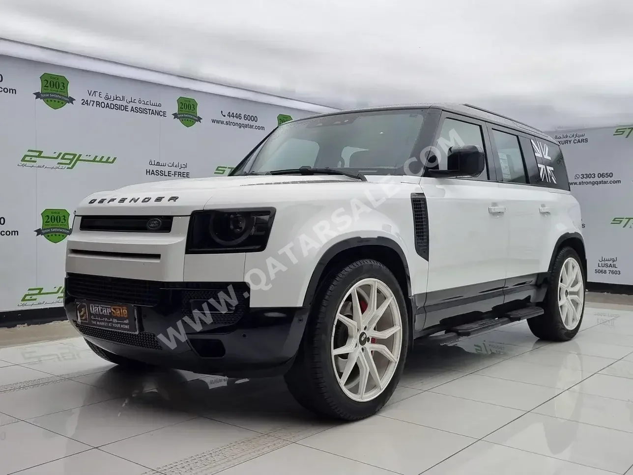 Land Rover  Defender  110  2022  Automatic  48,000 Km  6 Cylinder  Four Wheel Drive (4WD)  SUV  White  With Warranty