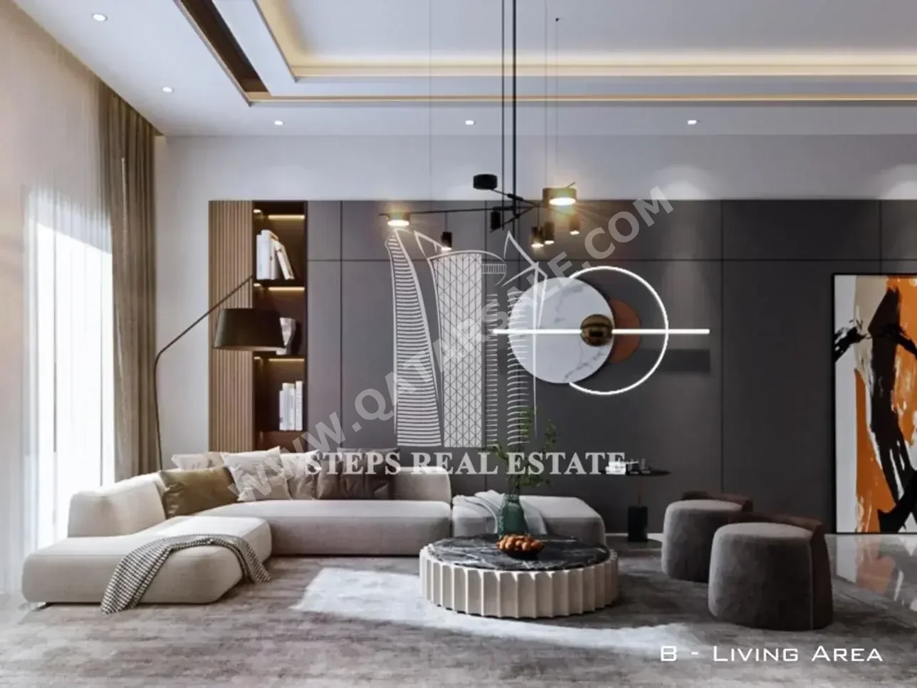 1 Bedrooms  Apartment  For Sale  in Lusail -  Fox Hills  Not Furnished