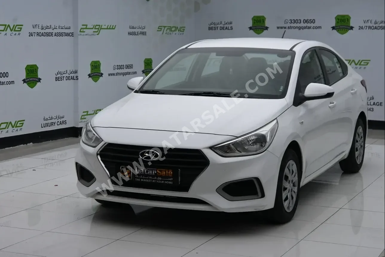 Hyundai  Accent  2020  Automatic  84,000 Km  4 Cylinder  Front Wheel Drive (FWD)  Sedan  White