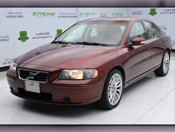 Volvo  S  60  2007  Automatic  158,000 Km  5 Cylinder  Front Wheel Drive (FWD)  Sedan  Maroon