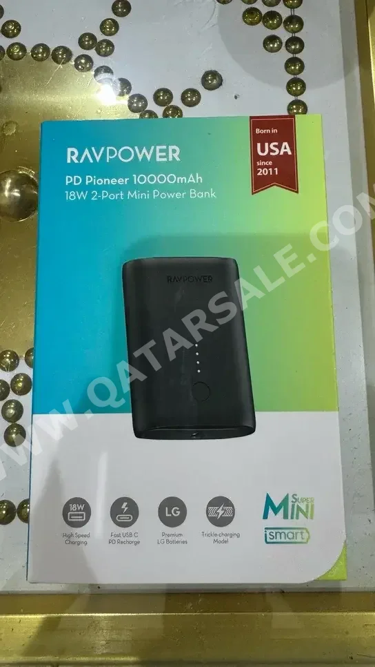 Power Banks RavPower  For Smartphones, Tablets & More  Black