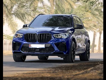 BMW  X-Series  X5 M  2020  Automatic  64,000 Km  8 Cylinder  Four Wheel Drive (4WD)  SUV  Blue  With Warranty