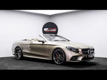Mercedes-Benz  S-Class  560  2019  Automatic  81,944 Km  8 Cylinder  Rear Wheel Drive (RWD)  Convertible  Gold