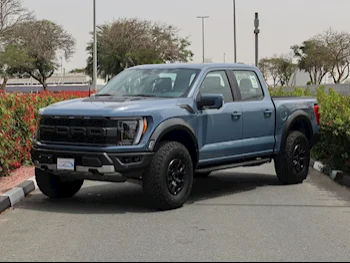 Ford  Raptor  2023  Automatic  0 Km  6 Cylinder  Four Wheel Drive (4WD)  Pick Up  Blue and Gray  With Warranty