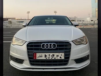 Audi  A3  2015  Automatic  118,000 Km  4 Cylinder  Front Wheel Drive (FWD)  Sedan  White