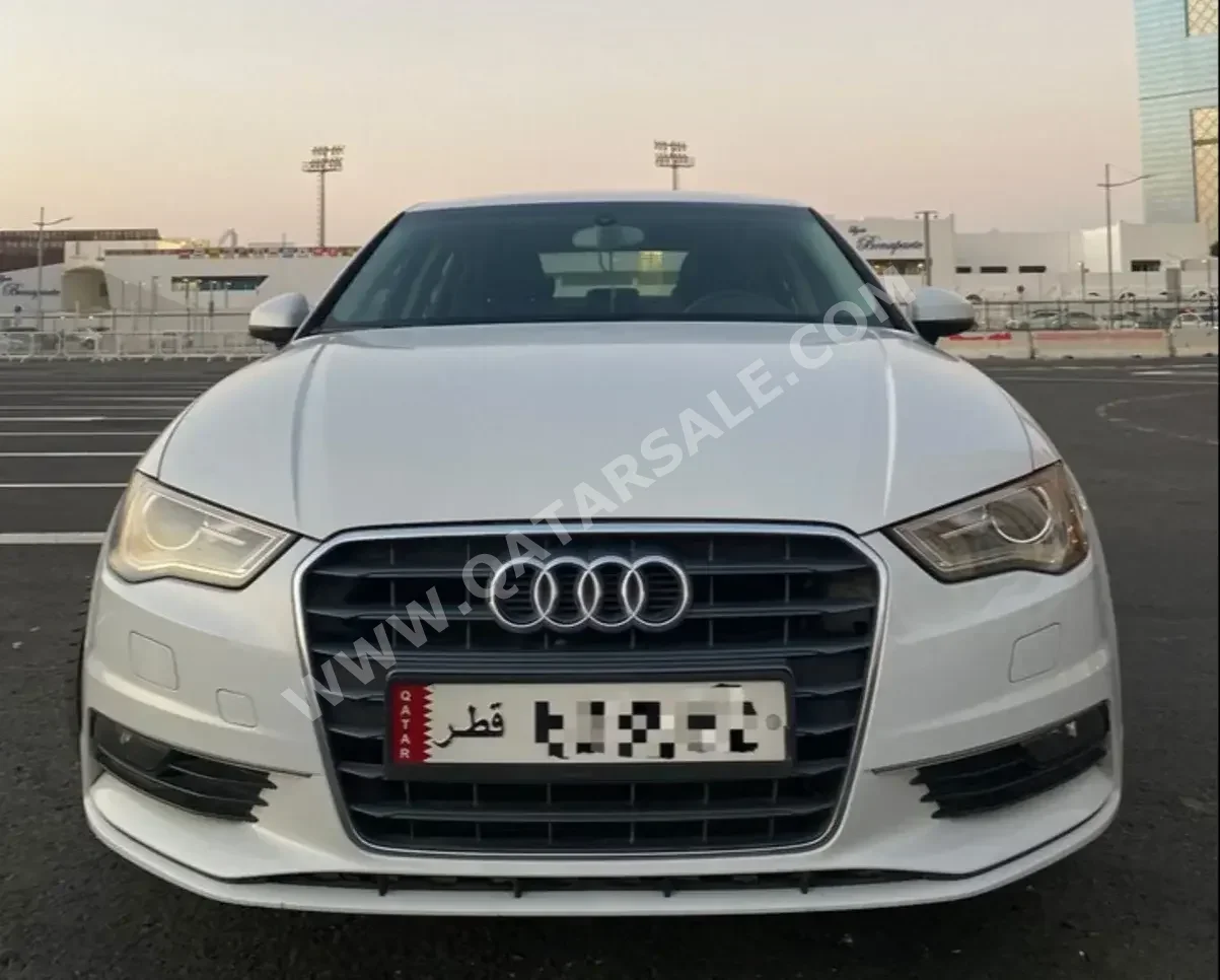 Audi  A3  2015  Automatic  118,000 Km  4 Cylinder  Front Wheel Drive (FWD)  Sedan  White