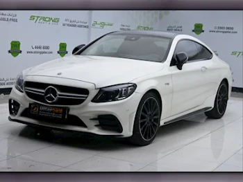 Mercedes-Benz  C-Class  43 AMG  2019  Automatic  40,000 Km  6 Cylinder  All Wheel Drive (AWD)  Coupe / Sport  White