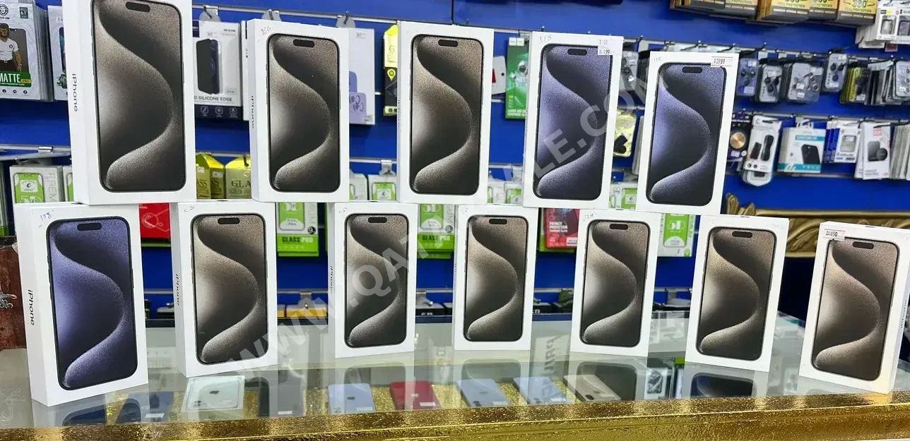 Apple  - iPhone 15  - Pro Max  - Natural Titanium  - 256 GB  - Under Warranty