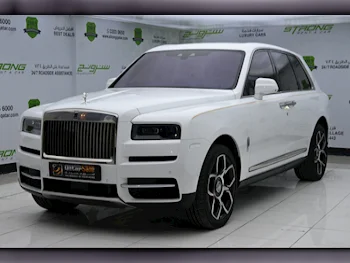 Rolls-Royce  Cullinan  2023  Automatic  7,000 Km  12 Cylinder  Four Wheel Drive (4WD)  SUV  White  With Warranty