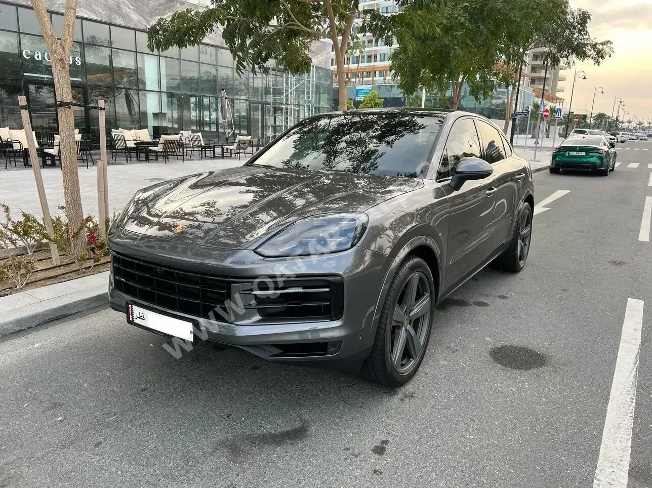 Porsche  Cayenne  Coupe  2024  Automatic  5,000 Km  6 Cylinder  All Wheel Drive (AWD)  SUV  Gray  With Warranty
