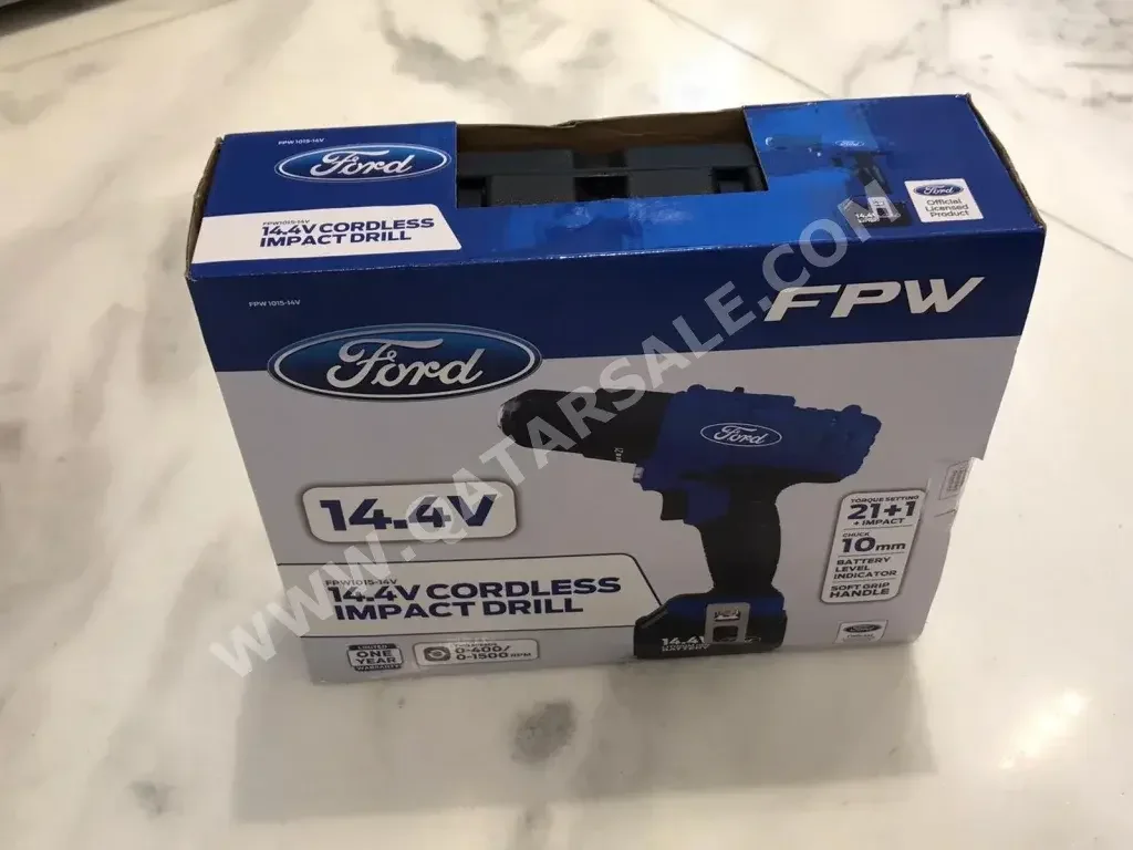 Toolkits Power Drills  Ford  14 Watt  Warranty