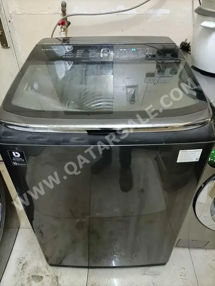 Washing Machines & All in ones Samsung /  Top Load Washer  Black Stainless
